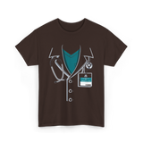 Medical Staff Healthcare Professionals T-Shirt - Dark Chocolate