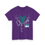 Medical Staff Healthcare Professionals T-Shirt - Purple