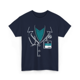 Medical Staff Healthcare Professionals T-Shirt - Navy