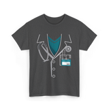 Medical Staff Lab Coat Medical Personnel T-Shirt - Dark Heather