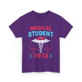 Medical Student 2024 Medicine T-Shirt - Purple