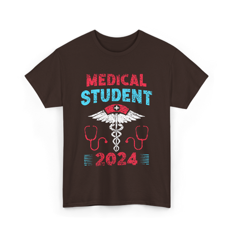 Medical Student 2024 Medicine T-Shirt - Dark Chocolate