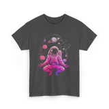 Meditative Astronaut Space Meditation T-Shirt - Dark Heather