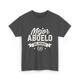 Mejor Abuelo Abuelo Mundial T-Shirt - Dark Heather