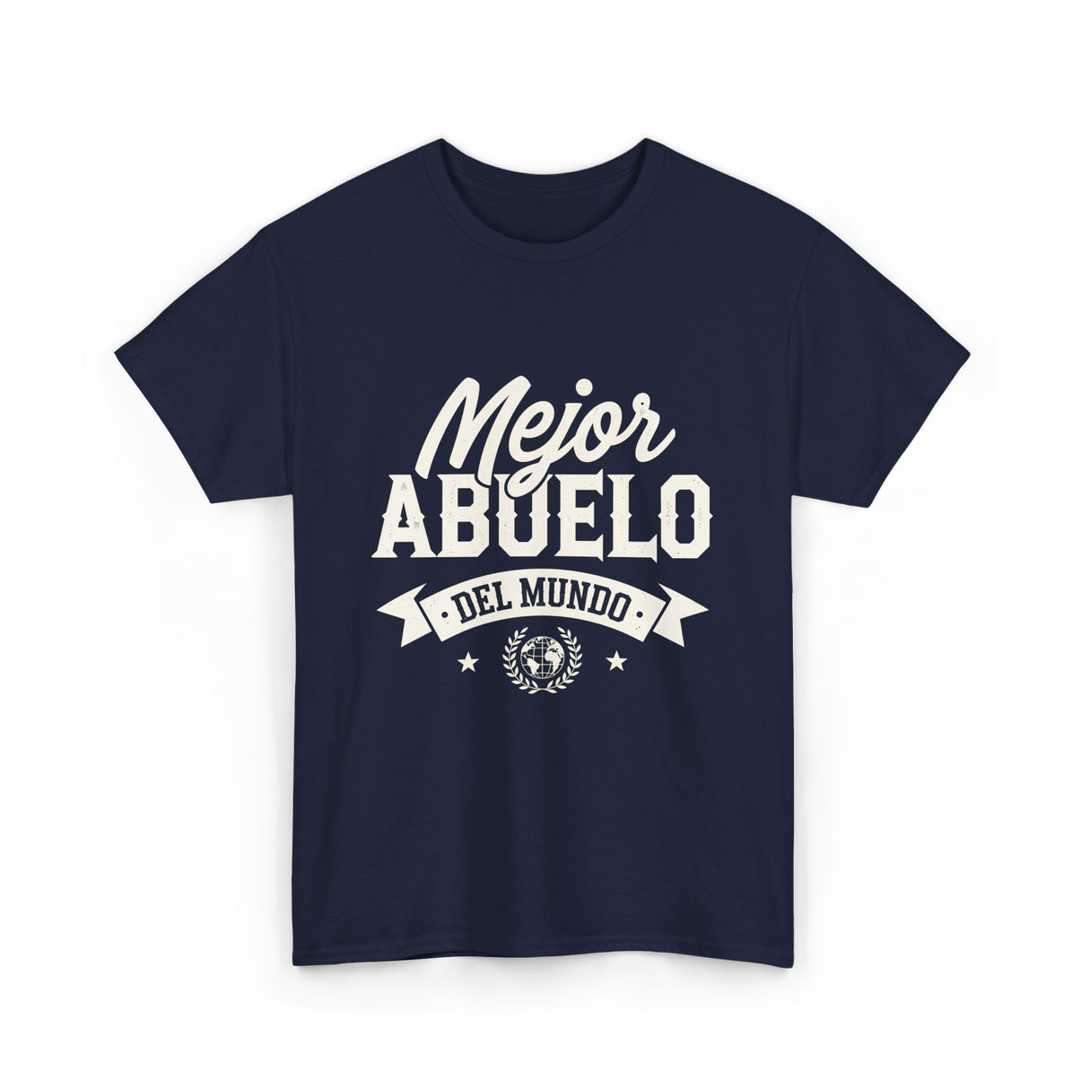 Mejor Abuelo Abuelo Mundial T-Shirt - Navy