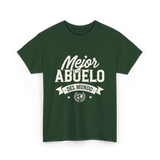 Mejor Abuelo Abuelo Mundial T-Shirt - Forest Green