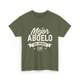 Mejor Abuelo Abuelo Mundial T-Shirt - Military Green