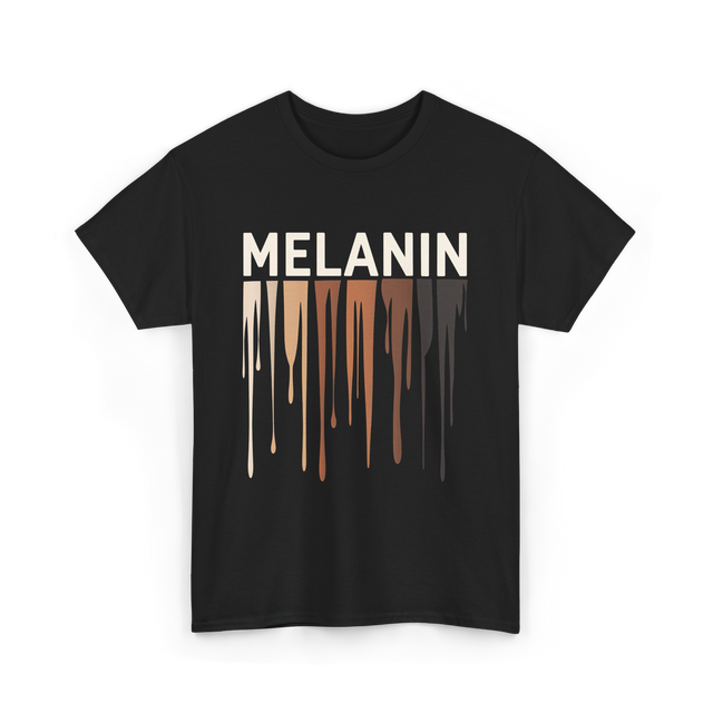 Melanin Colors Diversity Melanin T-Shirt - Black