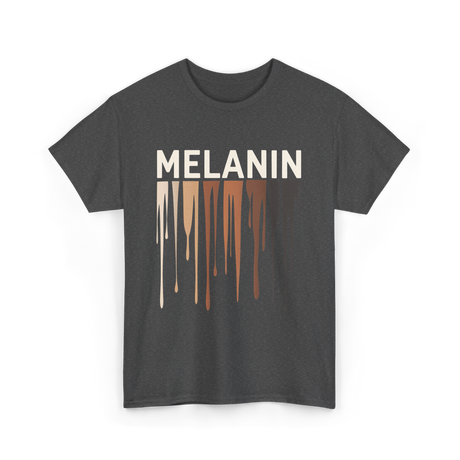 Melanin Colors Diversity Melanin T-Shirt - Dark Heather