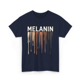 Melanin Colors Diversity Melanin T-Shirt - Navy