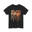 Melanin Drip Pride Celebration T-Shirt - Black