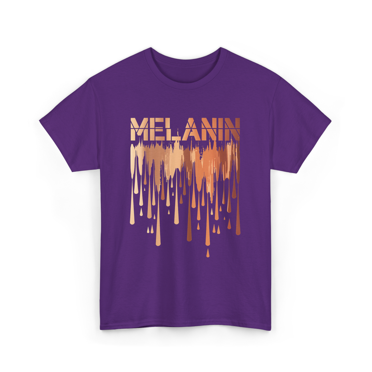 Melanin Drip Pride Celebration T-Shirt - Purple