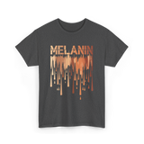 Melanin Drip Pride Celebration T-Shirt - Dark Heather