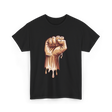 Melanin Fist Black Power Liberation T-Shirt - Black