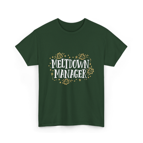 Meltdown Manager Childcare Provider T-Shirt - Forest Green