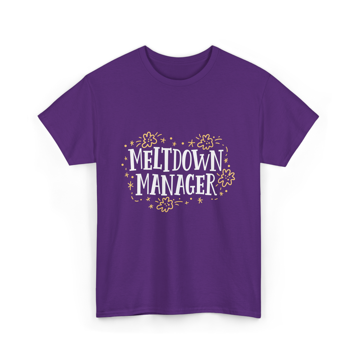 Meltdown Manager Childcare Provider T-Shirt - Purple