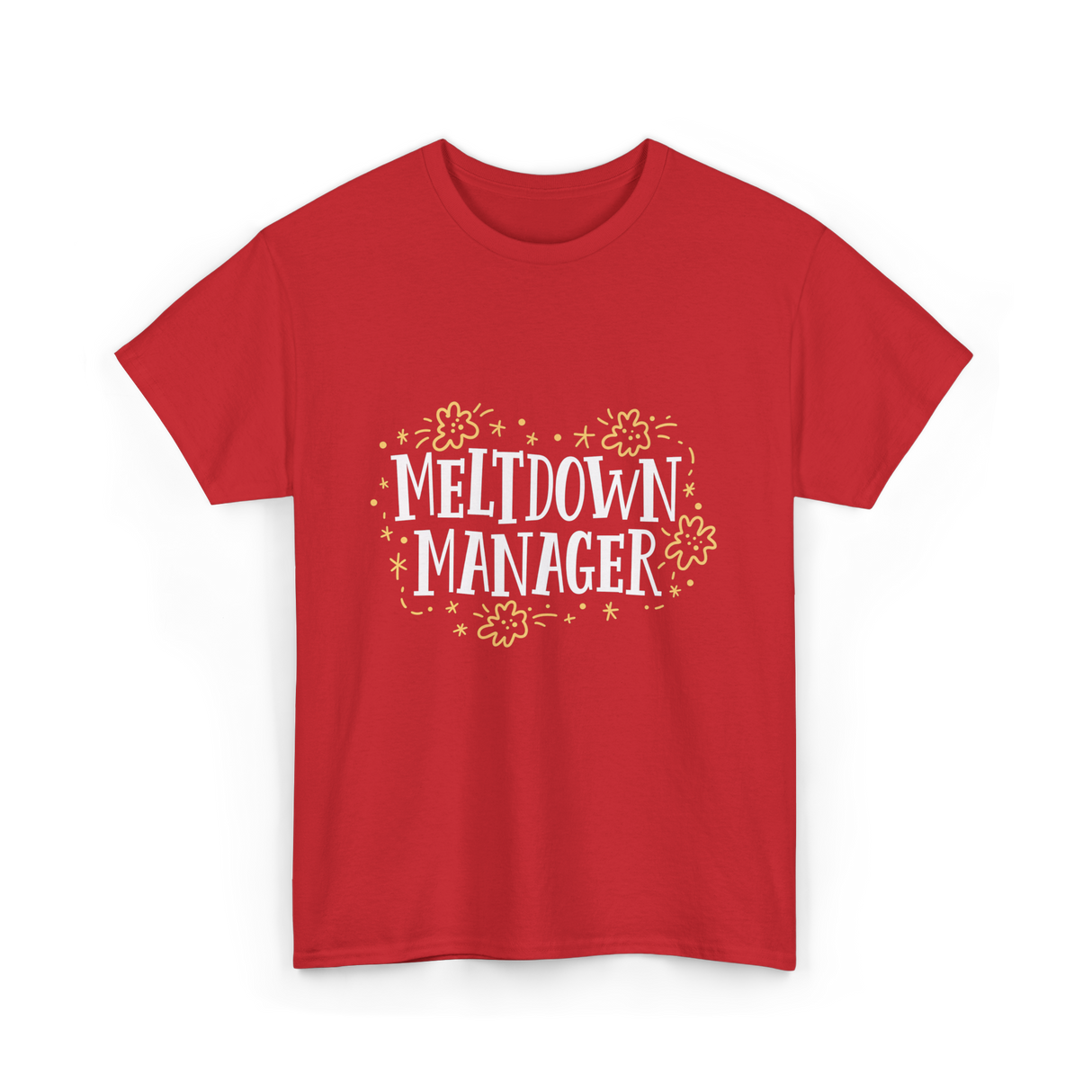 Meltdown Manager Childcare Provider T-Shirt - Red