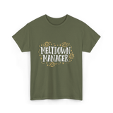 Meltdown Manager Childcare Provider T-Shirt - Military Green