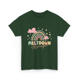 Meltdown Manager Childcare T-Shirt - Forest Green