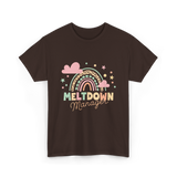 Meltdown Manager Childcare T-Shirt - Dark Chocolate