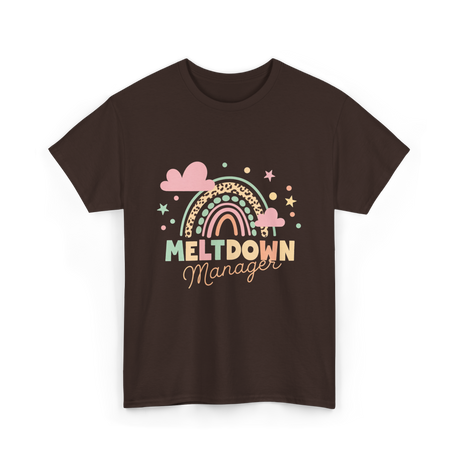 Meltdown Manager Childcare T-Shirt - Dark Chocolate