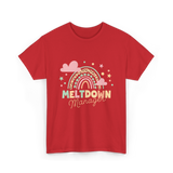 Meltdown Manager Childcare T-Shirt - Red