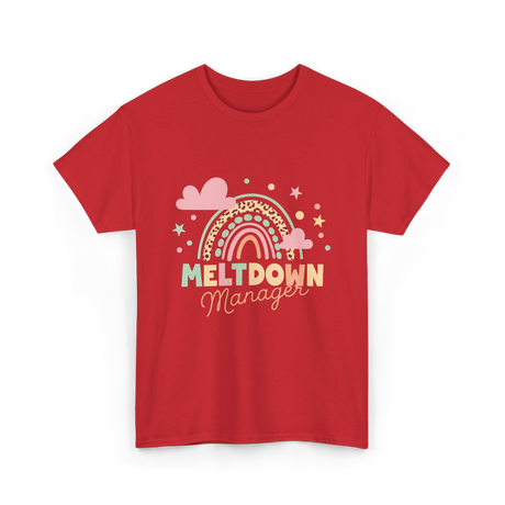 Meltdown Manager Childcare T-Shirt - Red