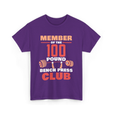 Member Of The 100 Pound Strength T-Shirt - Purple