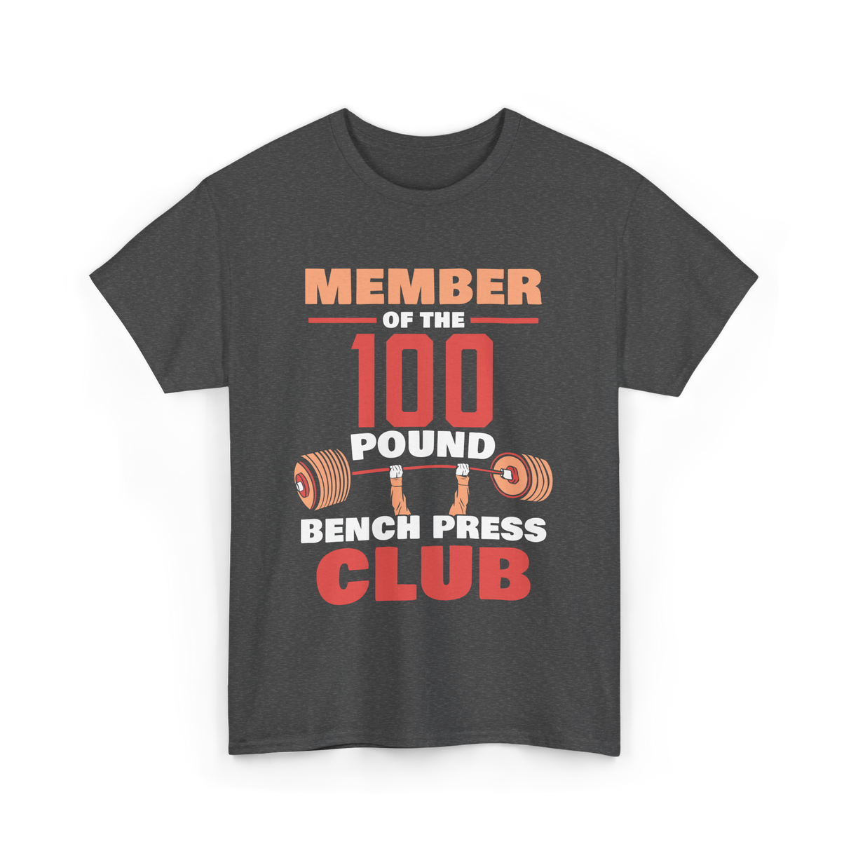 Member Of The 100 Pound Strength T-Shirt - Dark Heather