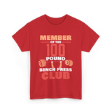 Member Of The 100 Pound Strength T-Shirt - Red