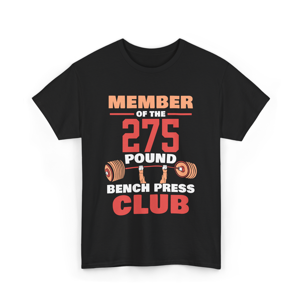 Member of the 275 Pound Club Gym T-Shirt - Black