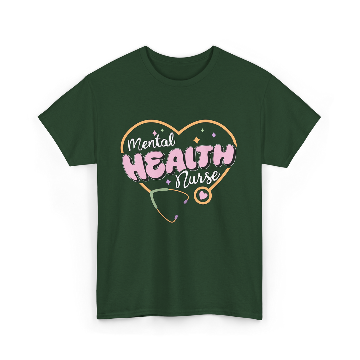 Mental Health Nurse Mental Health Nursing T-Shirt - Forest Green