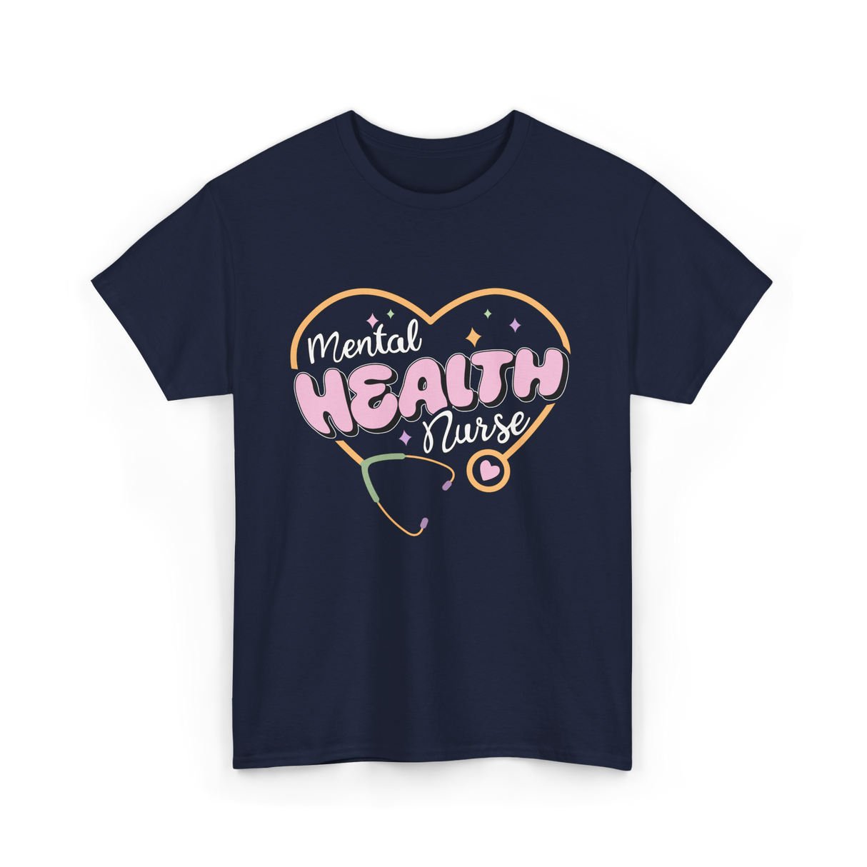 Mental Health Nurse Mental Health Nursing T-Shirt - Navy