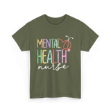 Mental Health Nurse Nursing T-Shirt - Military Green