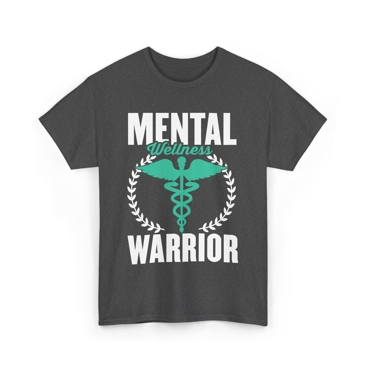 Mental Wellness Warrior Health T-Shirt - Dark Heather