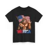 'Merica Bigfoot T-Shirt - Black