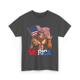 'Merica Bigfoot T-Shirt - Dark Heather