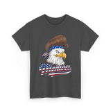 Merica Eagle USA Freedom T-Shirt - Dark Heather