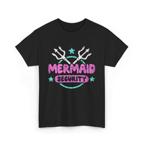 Mermaid Security Mermaid T-Shirt - Black