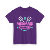 Mermaid Security Mermaid T-Shirt - Purple