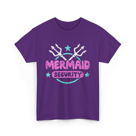 Mermaid Security Mermaid T-Shirt - Purple