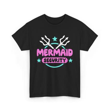 Mermaid Security Mermaid T-Shirt - Black