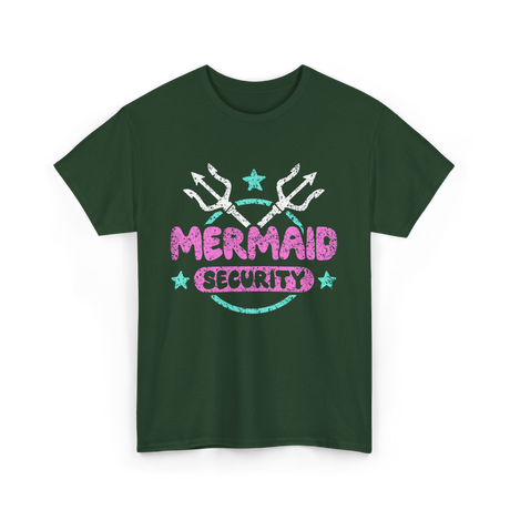 Mermaid Security Mermaid T-Shirt - Forest Green