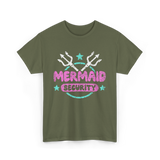 Mermaid Security Mermaid T-Shirt - Military Green