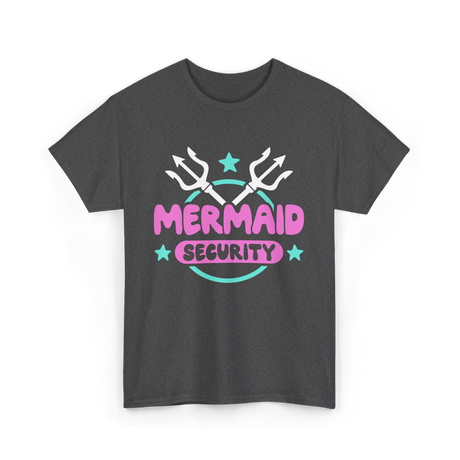 Mermaid Security Mermaid T-Shirt - Dark Heather