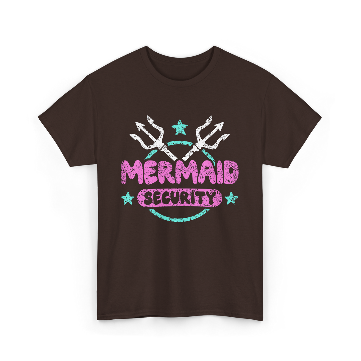 Mermaid Security Mermaid T-Shirt - Dark Chocolate