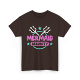 Mermaid Security Mermaid T-Shirt - Dark Chocolate