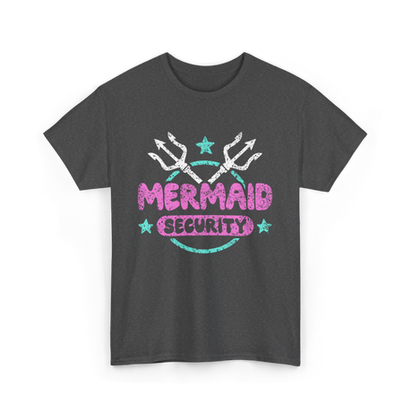 Mermaid Security Mermaid T-Shirt - Dark Heather