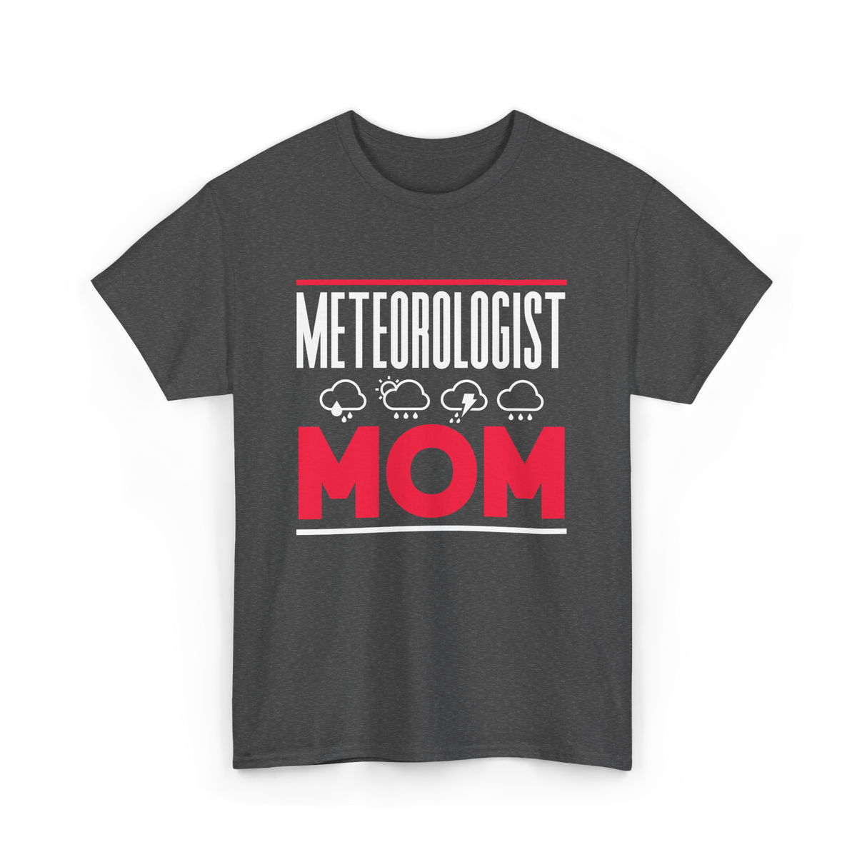 Meteorologist Mom Weather Forecast T-Shirt - Dark Heather