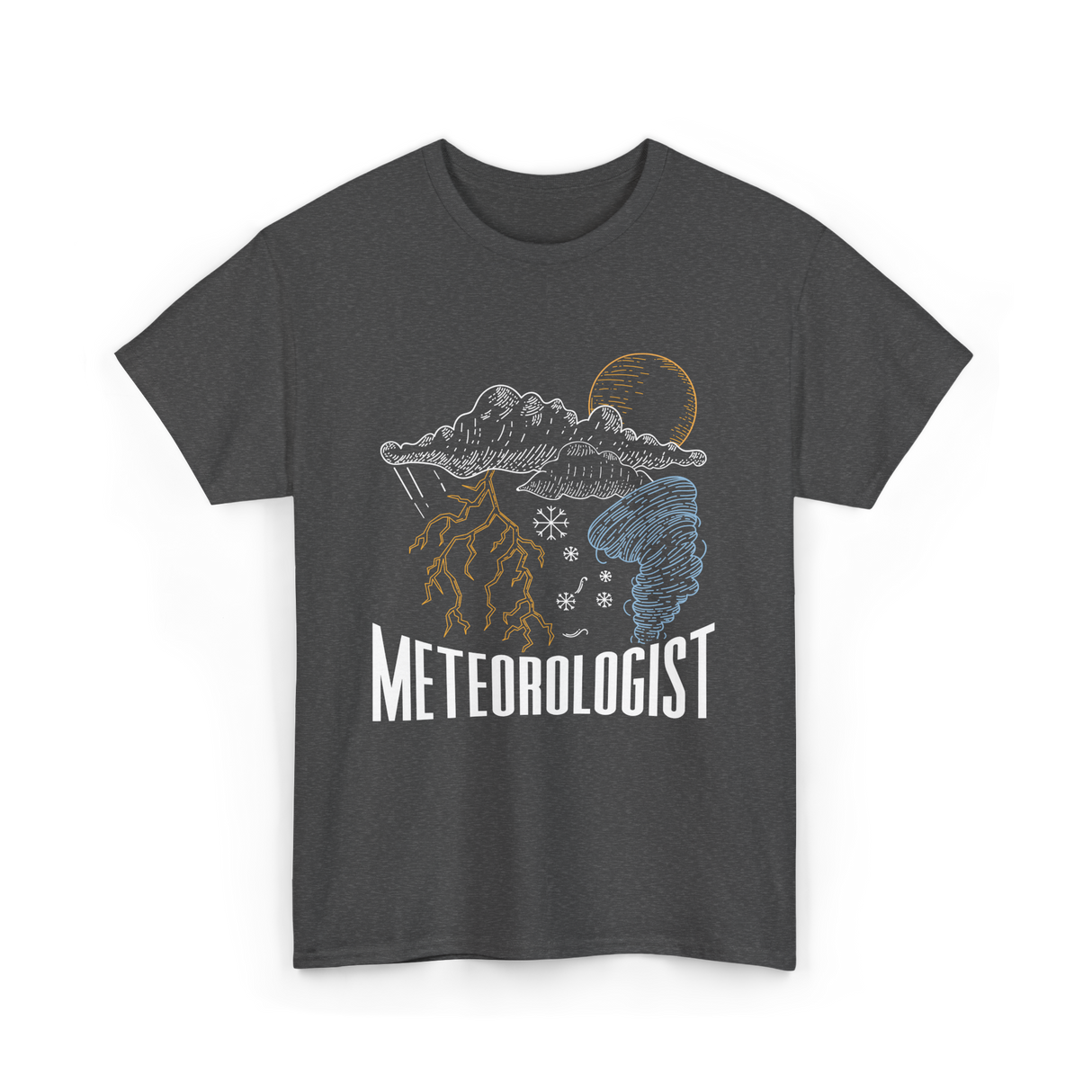 Meteorologist Weather Forecast Meteorology T-Shirt - Dark Heather